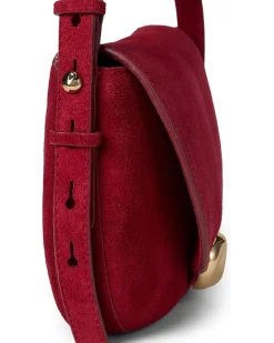Suede Sm Dakota Saddle Crossbody