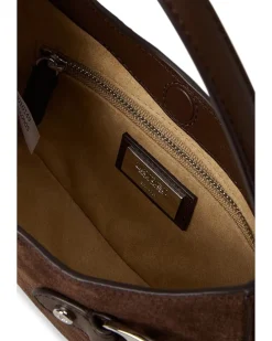 Suede Small Tasha Crossbody Bag