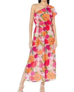 Sunny Bloom One Shoulder Maxi