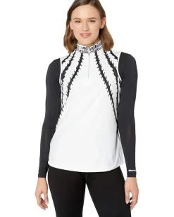 Sunsense® 35 SPF Lightweight Long Sleeve Mock Neck Crop Layering Top