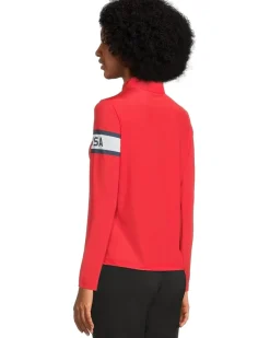 Sunsense Luminous Print Long Sleeve 1/4 Zip Sun Protection Top