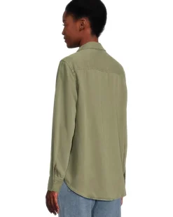 Sunwashed Twill Embroidered Popover