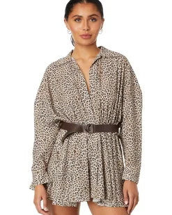 Super Oversized Boyfriend NK Shirt Flared Mini Dress