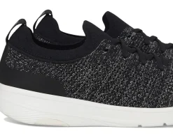 Super-Q Knit Slip-On Laced Sneakers