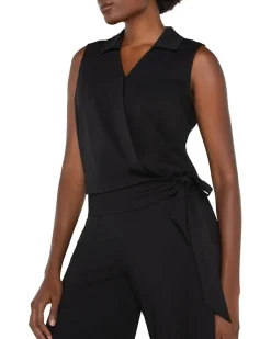 Surplice Top With Self Tie