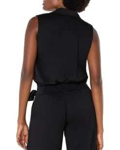 Surplice Top With Self Tie