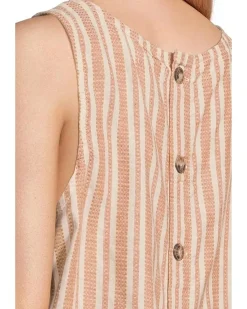Taj Hemp Button Back Tank