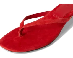 Tamia Heeled Thong Sandals - Suede