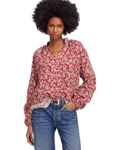 Tara Top - Printed Cotton Viscose Voile