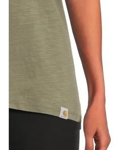 TENCEL ™ Fiber Series Relaxed Fit Short-Sleeve Vneck T-Shirt