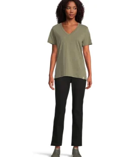 TENCEL ™ Fiber Series Relaxed Fit Short-Sleeve Vneck T-Shirt