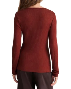 Texture Mock Neck Cardigan