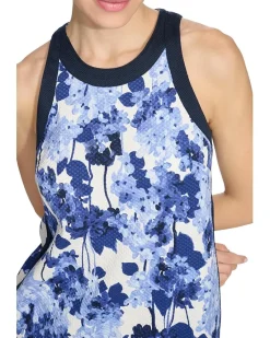 Textured Halter Shift Dress