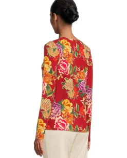 The Janie Favorite Long Sleeve V-Neck Fitted Tee