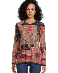 The Janie Favorite Long Sleeve Crew Neck Tee- Depo