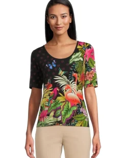 The Janie Favorite Scoop Neck Fitted Tee