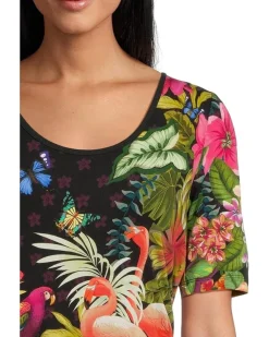 The Janie Favorite Scoop Neck Fitted Tee