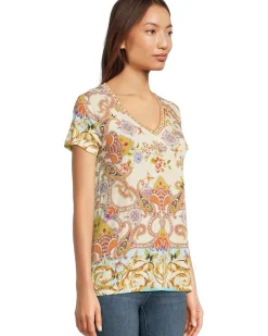 The Janie Favorite Short Sleeve V-Neck Tee