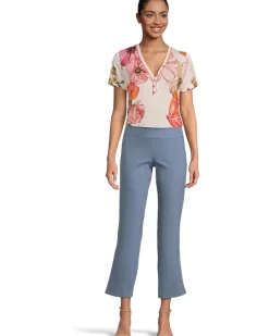 The Janie Favorite Short Sleeve Henley Tee