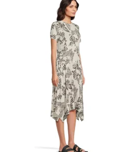 The Janie Favorite Short Hankerchief Hem Dress- Sy