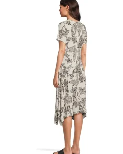 The Janie Favorite Short Hankerchief Hem Dress- Sy