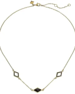 Three Diamond Necklace