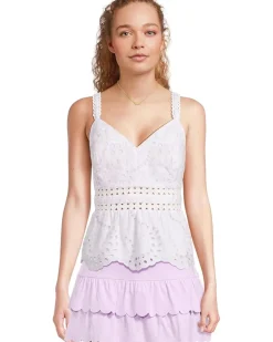 Tiah Eyelet Top