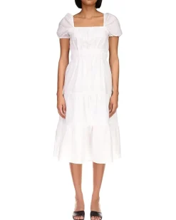 Tie Detail Midi Dress