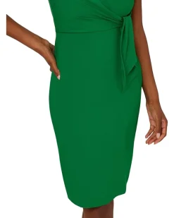 Tie Front Flutter Midi Dress