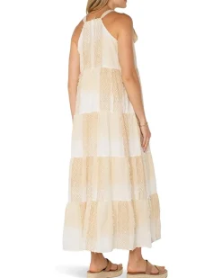 Tie Strap Easy Fit Woven Maxi Dress