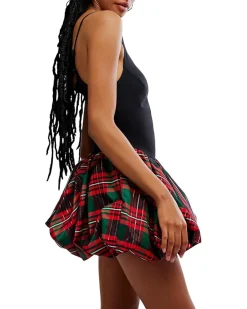 Tinsel Kiss Plaid Mini