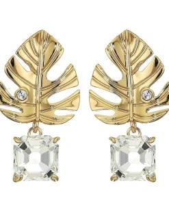 Tropical Leaf Pierced Earrings