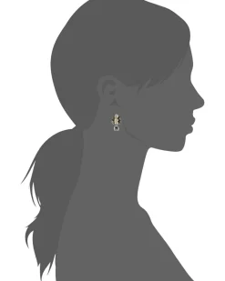 Tropical Leaf Pierced Earrings