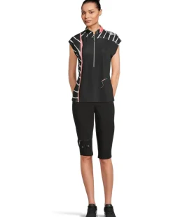 Twist & Turn Print Short Sleeve Top