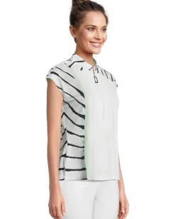 Twist & Turn Print Short Sleeve Top