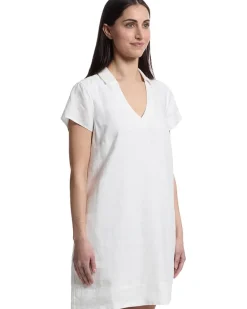 Two Palms Short Sleeve Collared Dress