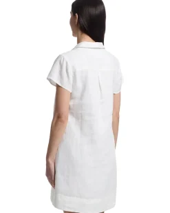Two Palms Short Sleeve Collared Dress