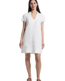 Two Palms Short Sleeve Collared Dress