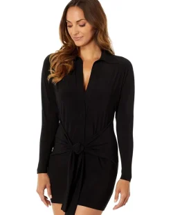 TY Front NK Shirt Mini Dress