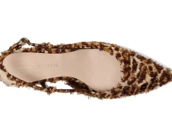 Tyson Smocked Sling Back Kitten Heel