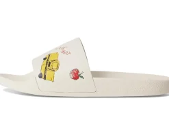 Udele Sport Slide with Sketch Print