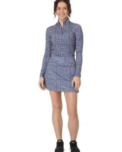 Ultimate365 Printed 1/4 Zip Mock Tee