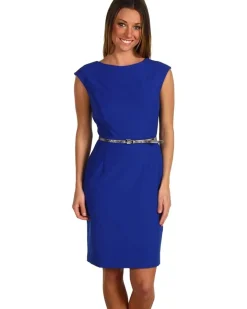 V-Back Sheath Dress