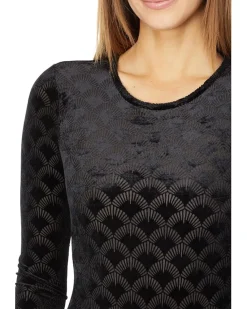 Velvet Burnout Bodysuit