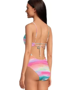 Verano Evelynn Buckle Plunge One Piece