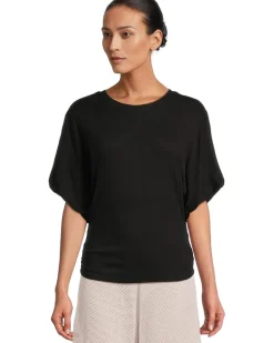 Vicky Scoop Neck Balloon Sleeve Tee
