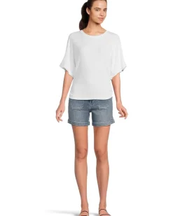 Vicky Scoop Neck Balloon Sleeve Tee