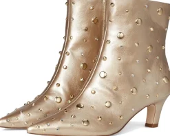 Viviana Kitten Heel Studded Bootie