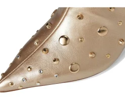 Viviana Kitten Heel Studded Bootie