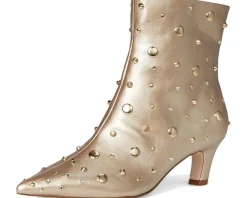Viviana Kitten Heel Studded Bootie